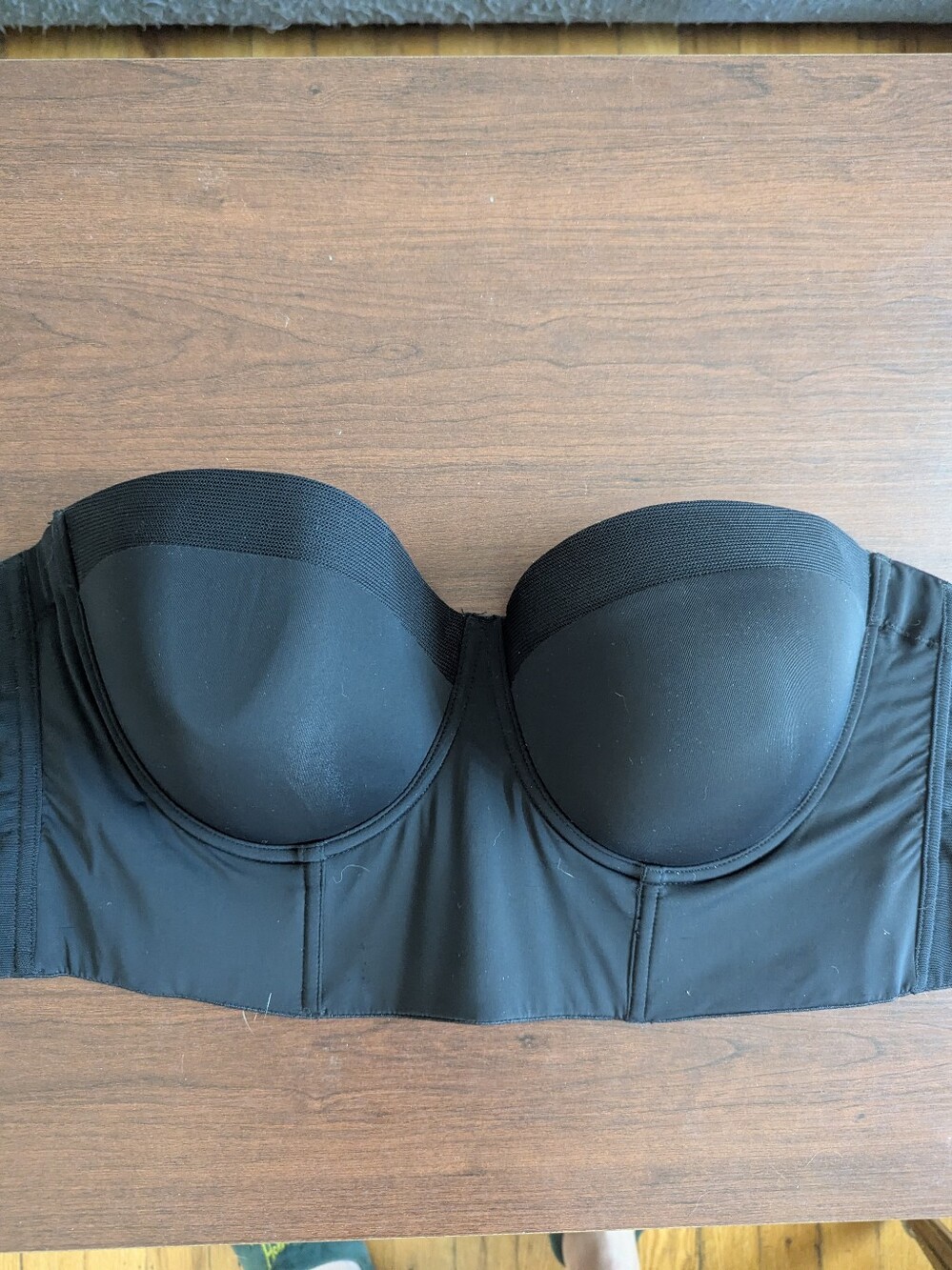 Lively Black Strapless Longline Underwire Bra